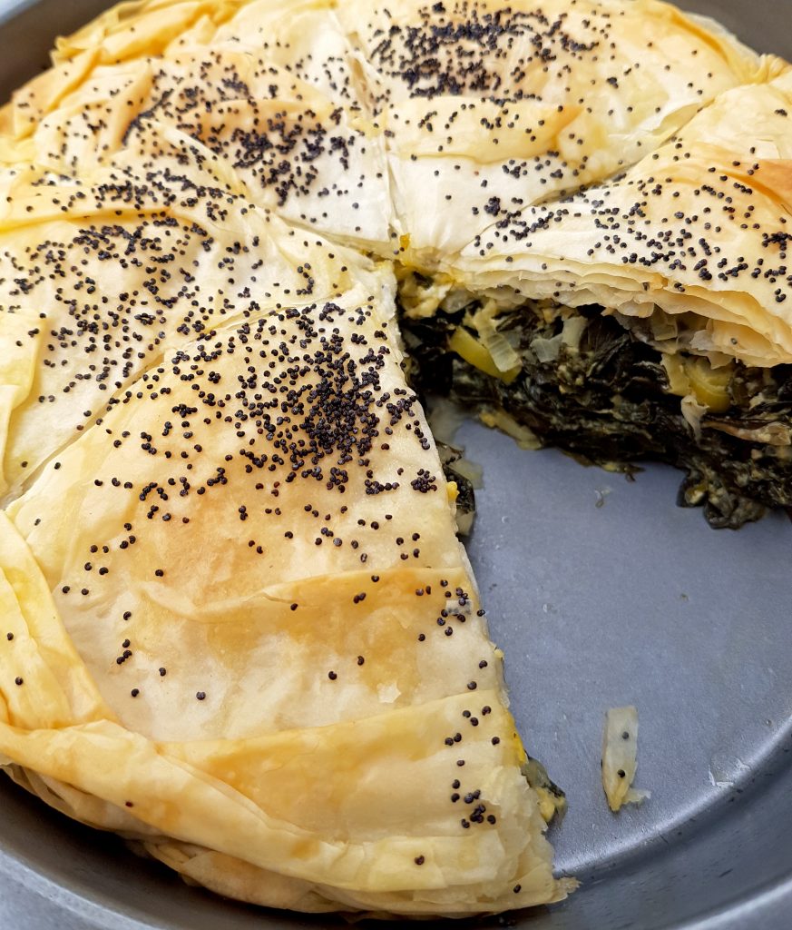 Hortopita (Weedy Spanakopita) – Eat That Weed